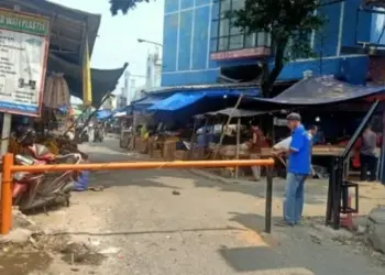 Ingat, Masuk Pasar Rangkasbitung Bayar Retribusi Cuma Sekali