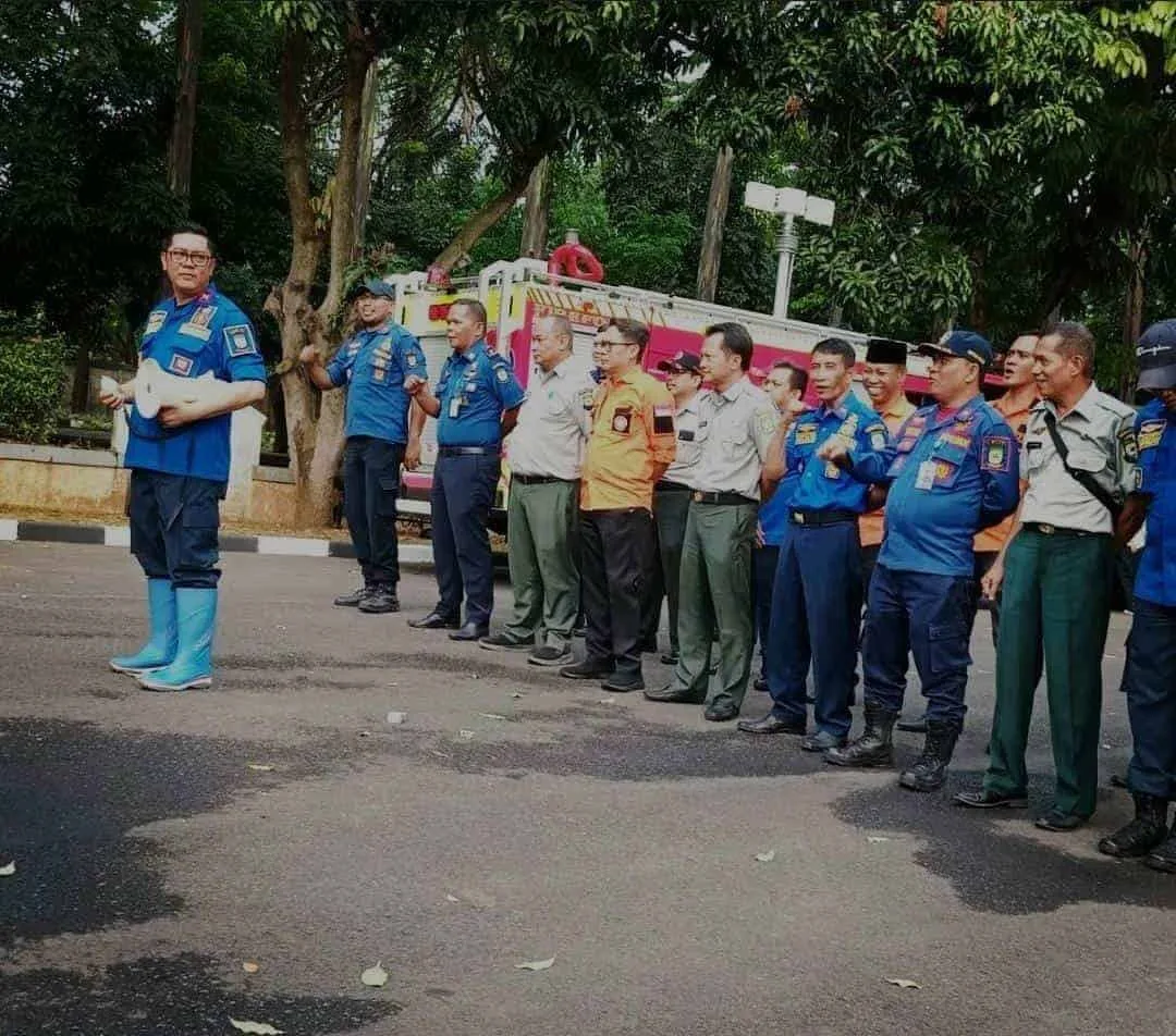 Tim BPBD Kota Tangerang, siaga fenomena El Nino dengan membentuk Tim Posko Siaga (TPS). (ISTIMEWA)