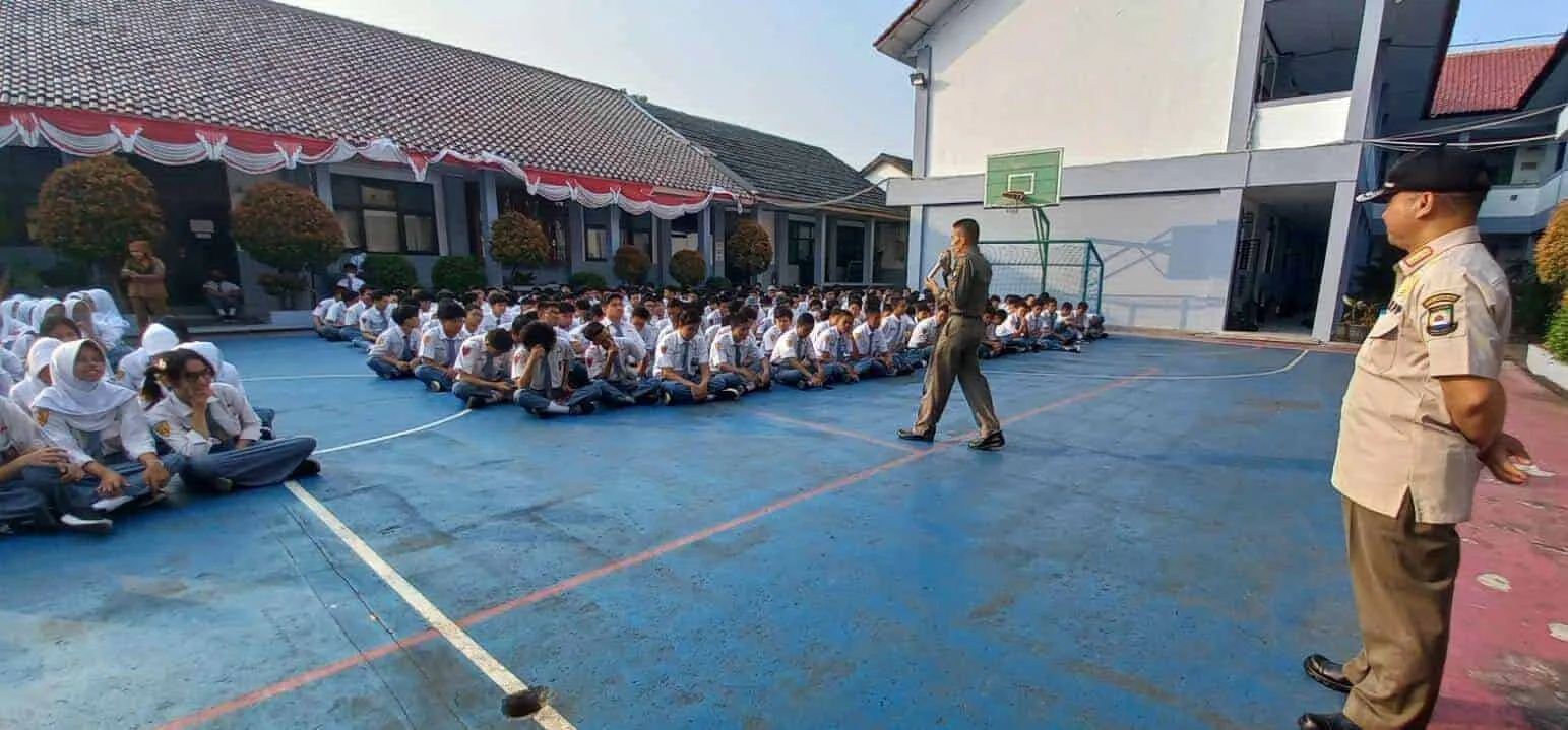 Satpol PP Kota Tangerang Gelar Sosialisasi SE Wali kota ke Sekolah