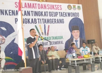 835 Anggota Taekwondo di Kabupaten Tangerang Ikuti Ujian Kenaikan Tingkat