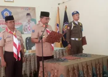 Resmi Dilantik, Pengurus Saka Pramuka Praja Wibawa Kota Tangerang Diharapkan Bisa Ikut Menjaga Citra Satpol PP