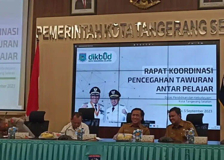 Dindikbud Tangsel Gelar Rakor, Bahas Pencegahan Tawuran