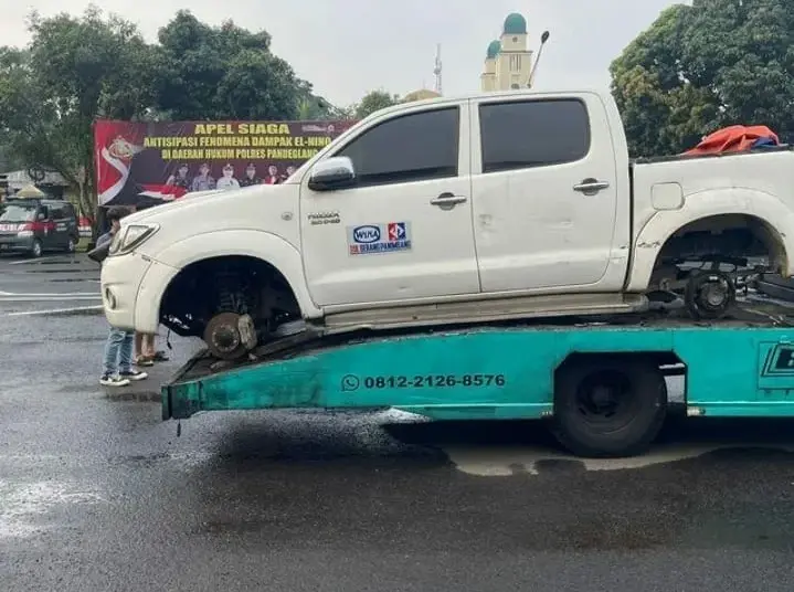 Barang bukti tindak kejahatan, diamankan di Mapolres Pandeglang. (ISTIMEWA)