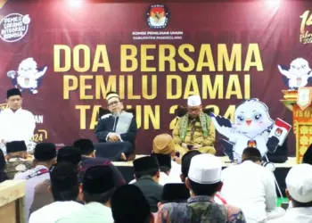 Doa bersama, Pemilu Damai. (ISTIMEWA)