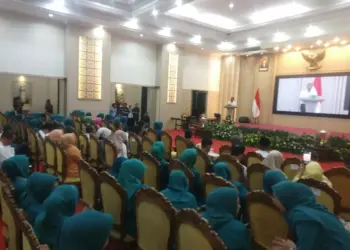 Suasana acara TP-PKK Provinsi Banten, beberapa waktu lalu. (ISTIMEWA)