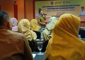 Dinkes Kabupaten Serang, perkuat pencegahan dan pengendalian penyakit. (ISTIMEWA)