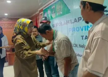 Nelayan di Kabupaten Serang, mengikuti sekolah lapang cuaca yang diadakan oleh BMKG. (ISTIMEWA)