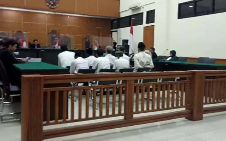 PN Serang vonis mati para terdakwa penyelundup Sabu, Jumat (27/10/2023). (ISTIMEWA)