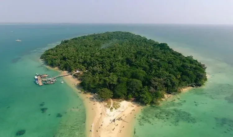 Pulau Liwungan di Kecamatan Panimbang, Kabupaten Pandeglang. (ISTIMEWA)