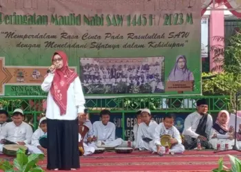 SD Negeri Gebang Raya 1 Kota Tangerang Gelar Maulid Nabi