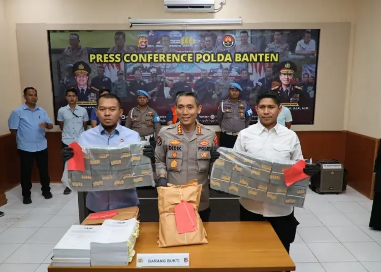 Polda Banten Tangkap Dua Tersangka Korupsi Pembangunan Akses Pelabuhan di Cilegon