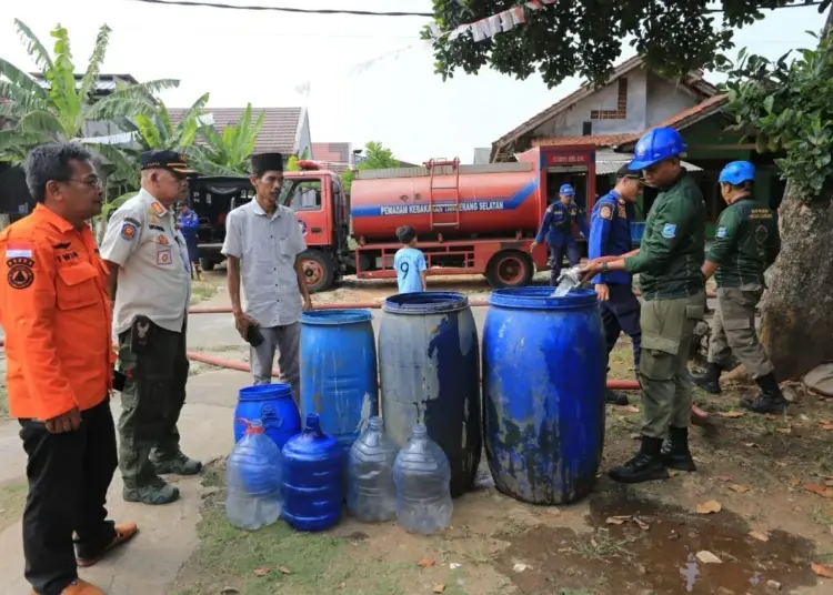 23 Wilayah Kekeringan, BPBD Tangsel Terus Salurkan Air Bersih