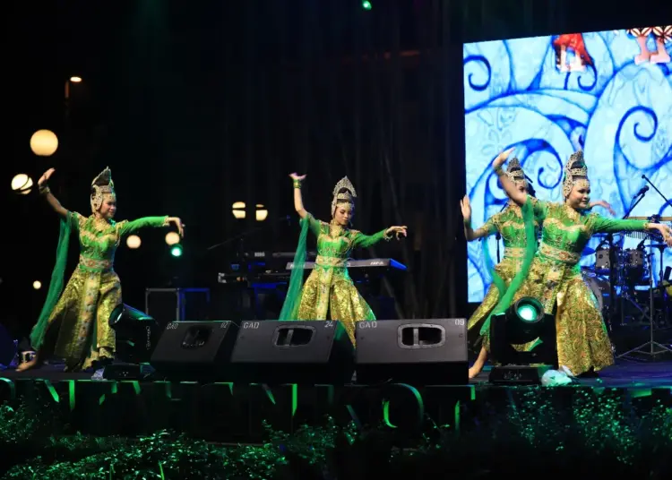 Suasana malam pembukaan Festival Budaya, di Kota Tangerang. (ISTIMEWA)