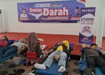 Bantu Ketersediaan Stok PMI, Korpri Lebak Gelar Donor Darah