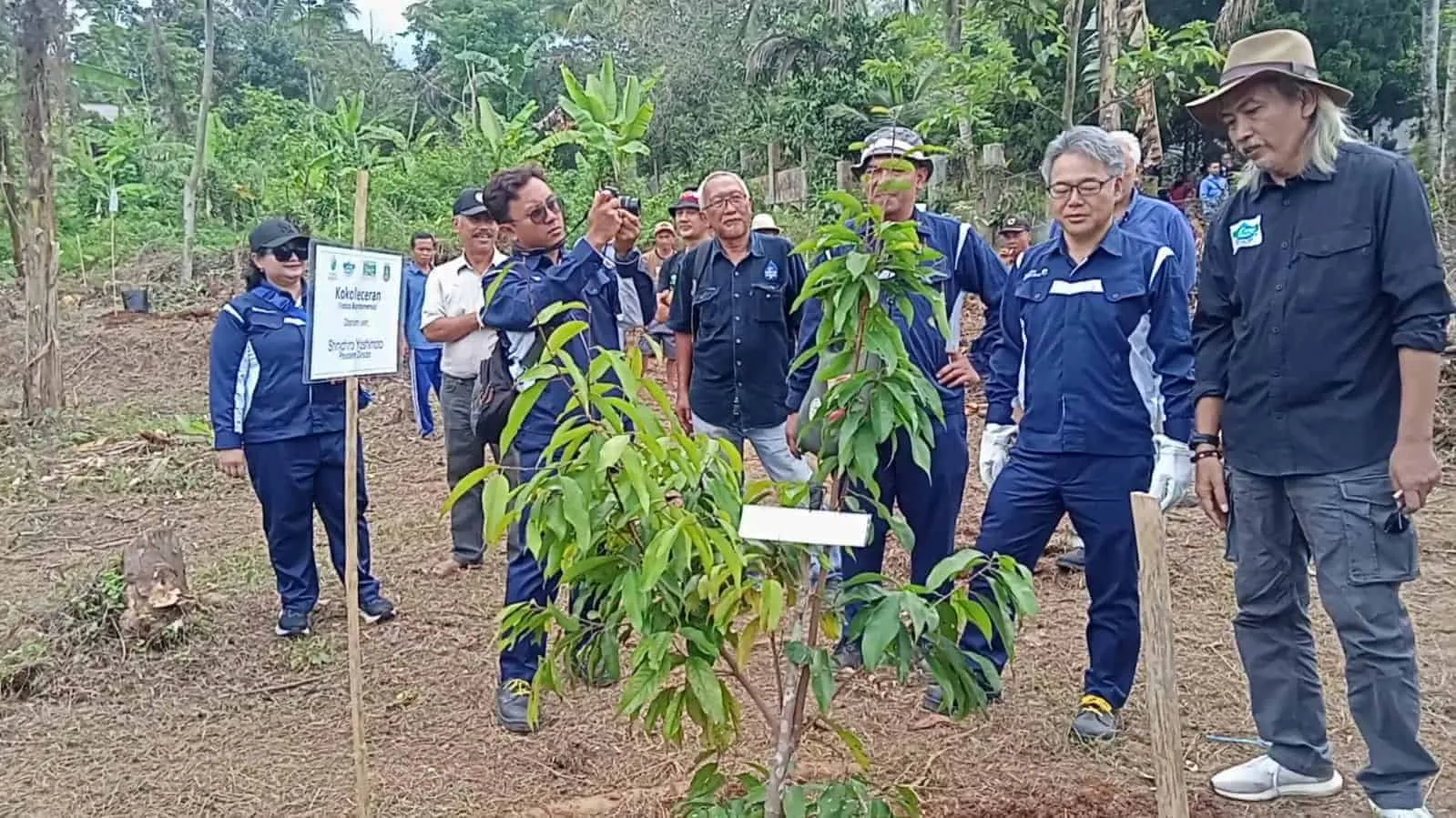 Rekonvasi Bhumi dan Nippon Shokubai, kerjasama bangun Taman Kehati di Ciomas. (ISTIMEWA)