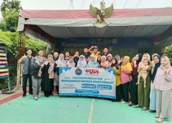 Dosen UMT dan UPI Kolaborasi Terkait Kegiatan Masyarakat di Kampung Jimpitan KB2