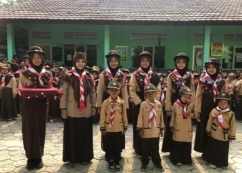 Hari Pahlawan, Aya Sophia Islamic School Kukuhkan Pramuka Prasiaga