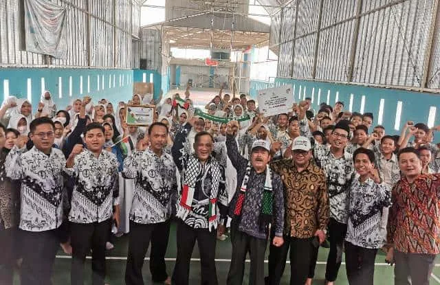 Peduli Palestina, Pelajar Kota Tangerang Beri Bantuan Kemanusiaan