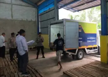 Gudang Logistik KPU Lebak Dijaga Ketat Polisi, Setiap Ruang Dipasang CCTV