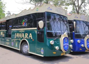 Bus Jawara full booked, untuk ke kebutuhan sampai akhir tahun. (ISTIMEWA)