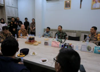 Wakil Wali Kota Tangerang Sachrudin bersama Forkopimda melakukan monitoring pelaksanaan ibadah Natal. (ISTIMEWA)