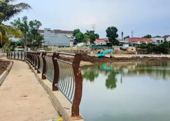 DSDABMBK Tangsel Bangun Tandon Serua River Park