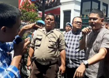 Aksi Protes Diwarnai Adu Argumen, Massa LSM Pilih Cabut Laporan