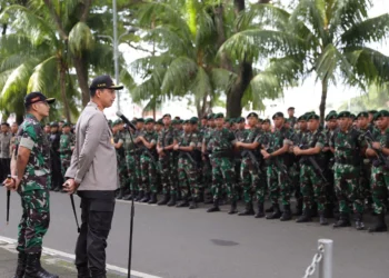 Ribuan Petugas Gabungan Amankan Kedatangan Presiden di Jembatan Cisadane Tangerang