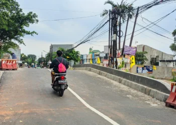 Jembatan Kali Cibenda Kini Sudah Bisa Dilalui Kendaraan