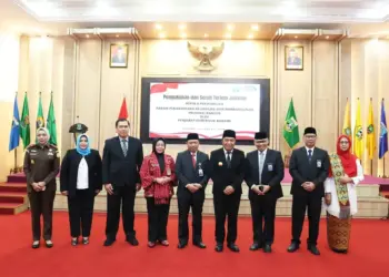 Kepala Perwakilan BPKP Provinsi Banten dikukuhkan, Jumat (12/1/2024). (ISTIMEWA)