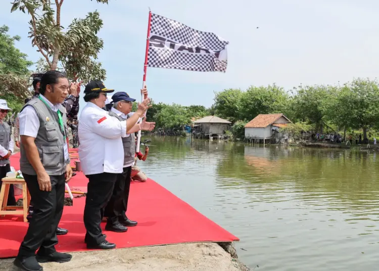 Wapres Ma'ruf Amin buka kegiatan Kick of Tanara Clean Up. (ISTIMEWA)