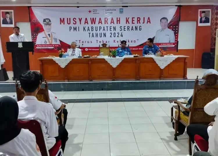 PMI Kabupaten Serang gelar Musyawarah Kerja. (ISTIMEWA)