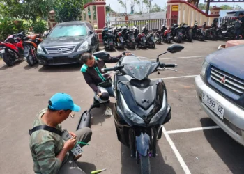 27 Motor dengan Knalpot Brong di Pondok Aren Diangkut Polisi