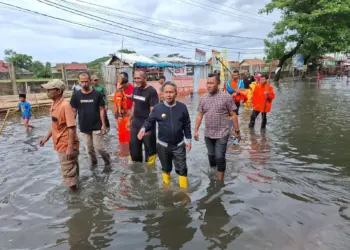 Peristiwa banjir melanda Kota Serang, beberapa waktu lalu. (ISTIMEWA)