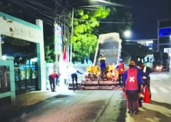 Jalan Benda Raya di Kecamatan Pamulang Akhirnya Diperbaiki