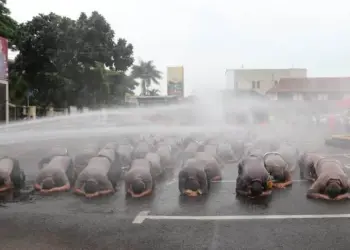 122 Personel Polres Metro Tangerang Kota Naik Pangkat