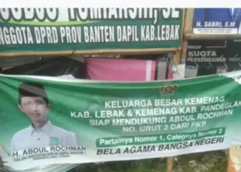 Beredar Spanduk Kemenag Lebak Dukung Caleg PKB, Badrusalam: Ada yang Ingin Menjatuhkan Saya