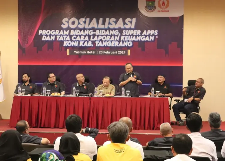 KONI Kabupaten Tangerang Sosialisasikan Puslatcab Hingga Super Apps