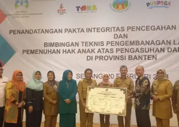 Pemprov Banten teken komitmen pencegahan perkawinan usia dini. (ISTIMEWA)