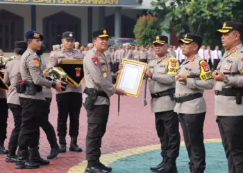 Polres Serang raih sejumlah penghargaan, dari Polda dan Ombudsman RI Perwakilan Banten. (ISTIMEWA)