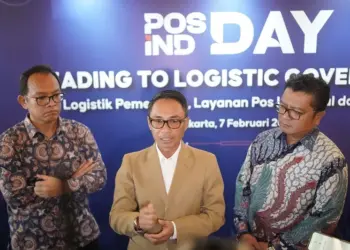 Direktur Utama PT Pos Indonesia (Persero) Rochmad Djoemadi dalam acara POSIND Day.