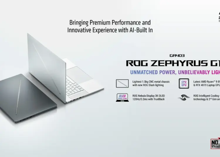 ROG Zephyrus G14, Laptop Paling Tipis, Ringan, dan Powerful di Dunia