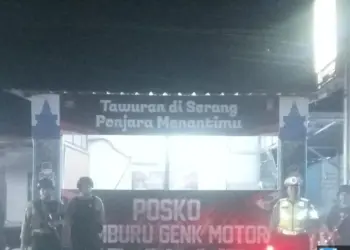 Polres Serang dirikan 4 Posko pemburu geng motor. (ISTIMEWA)