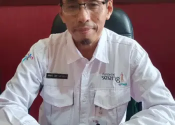 Kepala Disporapar Kabupaten Serang, Anas Dwisatya Prsadya. (SIDIK/SATELITNEWS.COM)