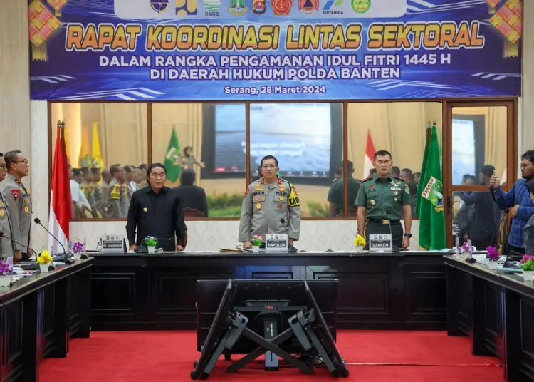 Rakor lintas sektoral jelang pengamanan arus mudik, Lebaran Idul Fitri 1445 Hijriyah. (ISTIMEWA)