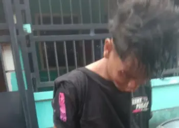 Tepergok Korban, Maling Motor Dihajar Warga Pondok Aren