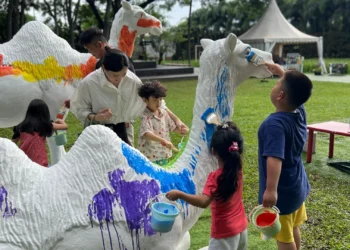 Event ramadan di Scientia Square Park di kawasan Gading Serpong, Kecamatan Kelapa Dua, Kabupaten Tangerang. (ISTIMEWA)