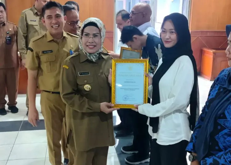 DPUPR Kabupaten Serang, menggelar peringatan hari air sedunia. Kegiatan tersebut, ditutup oleh Bupati Serang, Ratu Tatu Chasanah. (SIDIK/SATELITNEWS.COM)