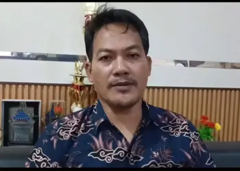 Ahli muda analis perdagangan Disperindag Provinsi Banten, Dede Kurnia. (LUTHFI/SATELITNEWS.COM)