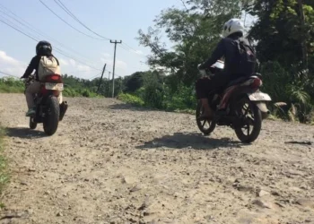 Jalan Rangkasbitung-Sajir Rusak, Pengendara: Berulang Kali Hampir Jatuh